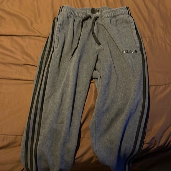 Grey and Black mens adidas pants - Picture 1 of 3